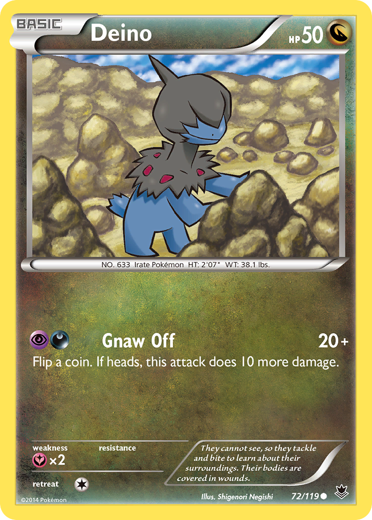 Deino (72/119) [XY: Phantom Forces] - Pokémon - Card Brawlers | Quebec | Canada |