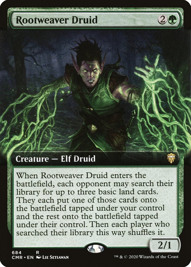 Rootweaver Druid (Extended Art) [Commander Legends] - Magic: The Gathering - Card Brawlers | Quebec | Canada |