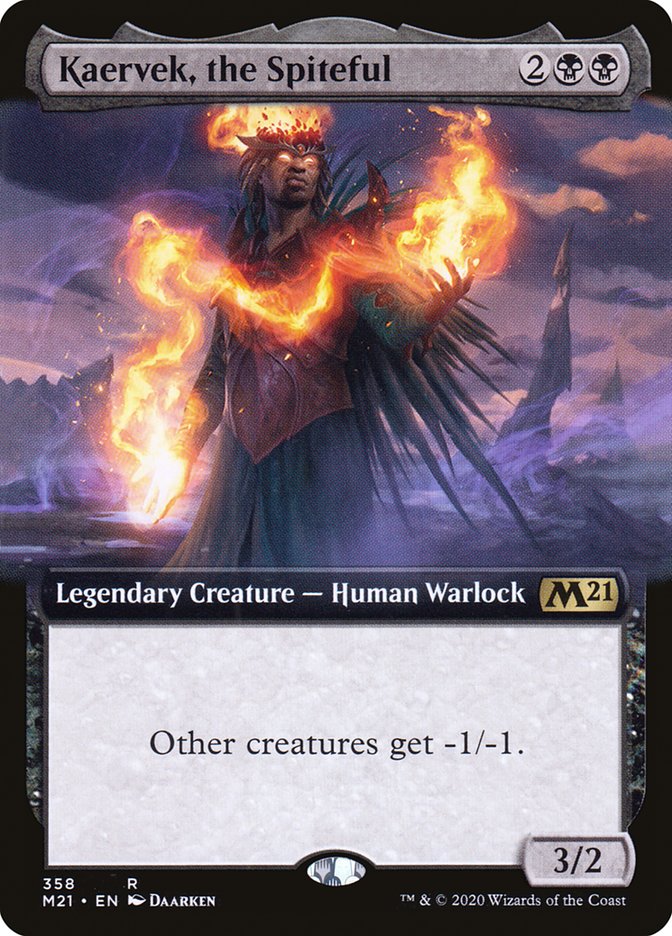 Kaervek, the Spiteful (Extended Art) [Core Set 2021] - Magic: The Gathering - Card Brawlers | Quebec | Canada |