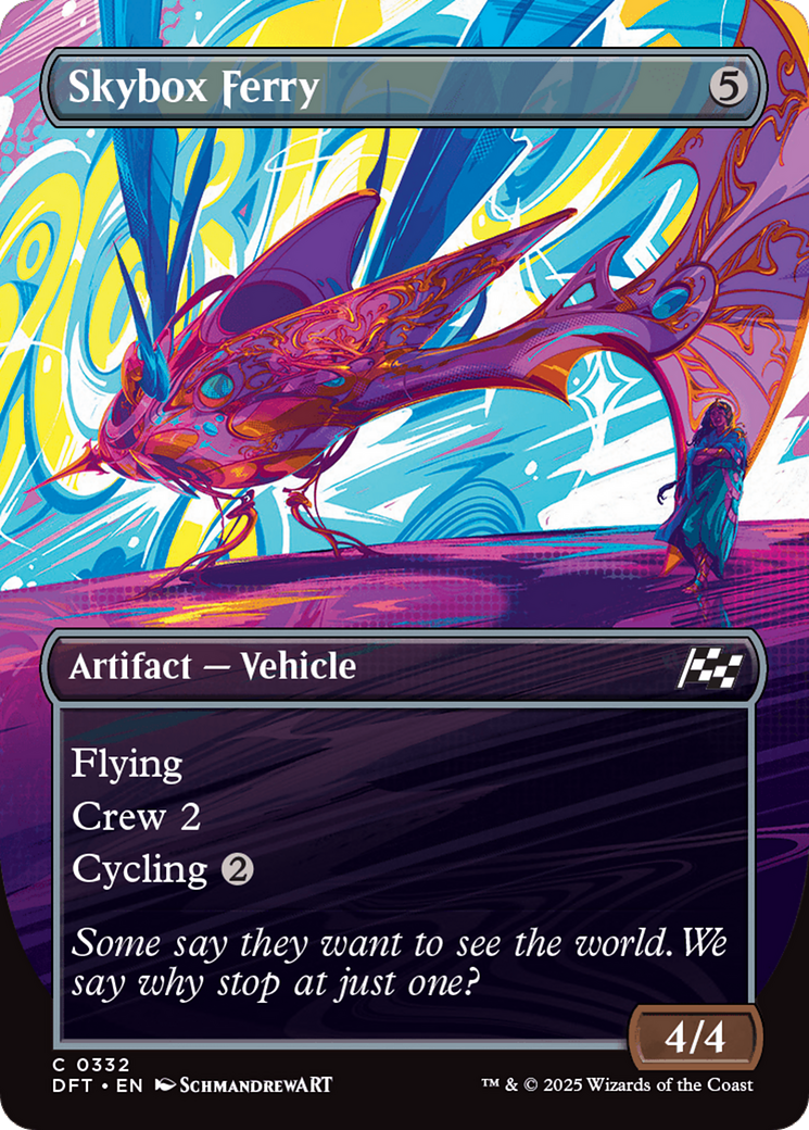 Skybox Ferry (Borderless) [Aetherdrift] - Magic: The Gathering - Card Brawlers | Quebec | Canada |