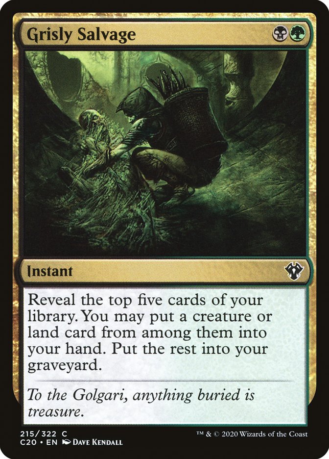 Grisly Salvage [Commander 2020] - Magic: The Gathering - Card Brawlers | Quebec | Canada |