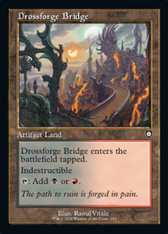 Drossforge Bridge (Retro) [The Brothers' War Commander] - Magic: The Gathering - Card Brawlers | Quebec | Canada |