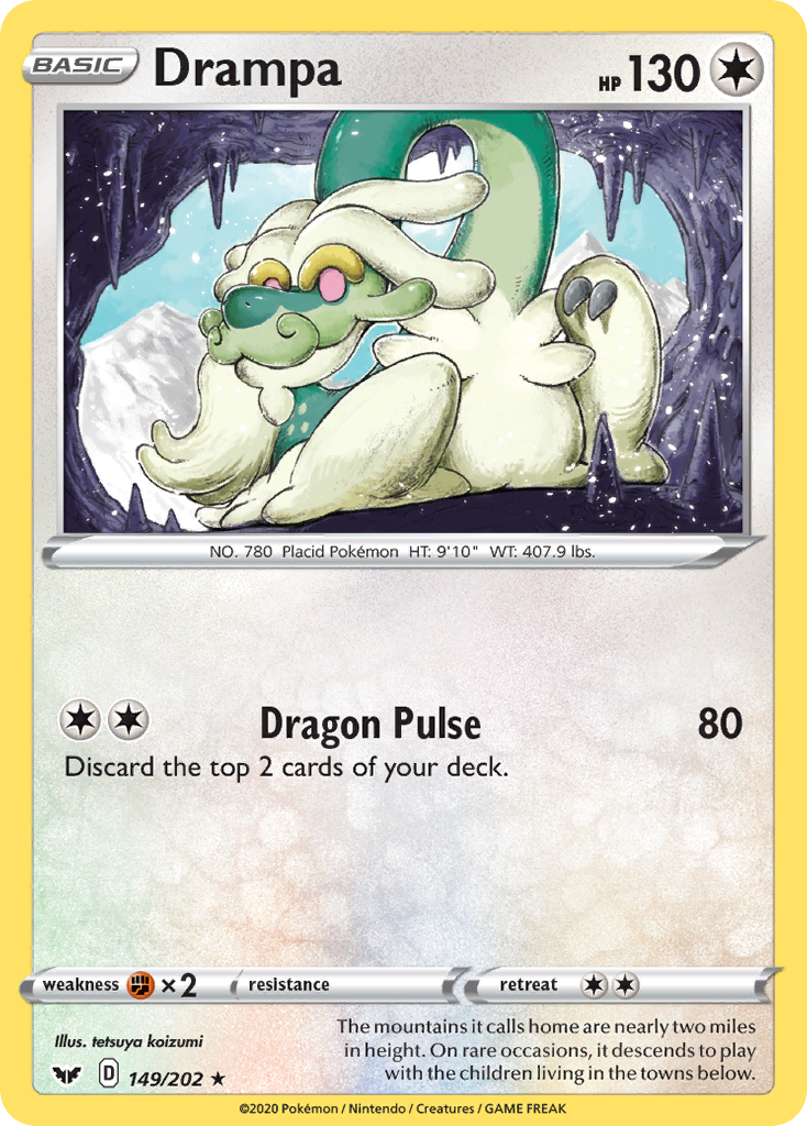Drampa (149/202) [Sword & Shield: Base Set] - Pokémon - Card Brawlers | Quebec | Canada |