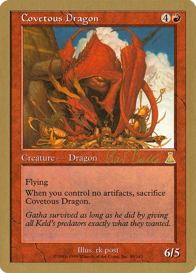 Covetous Dragon (Kai Budde) [World Championship Decks 1999] - Magic: The Gathering - Card Brawlers | Quebec | Canada |