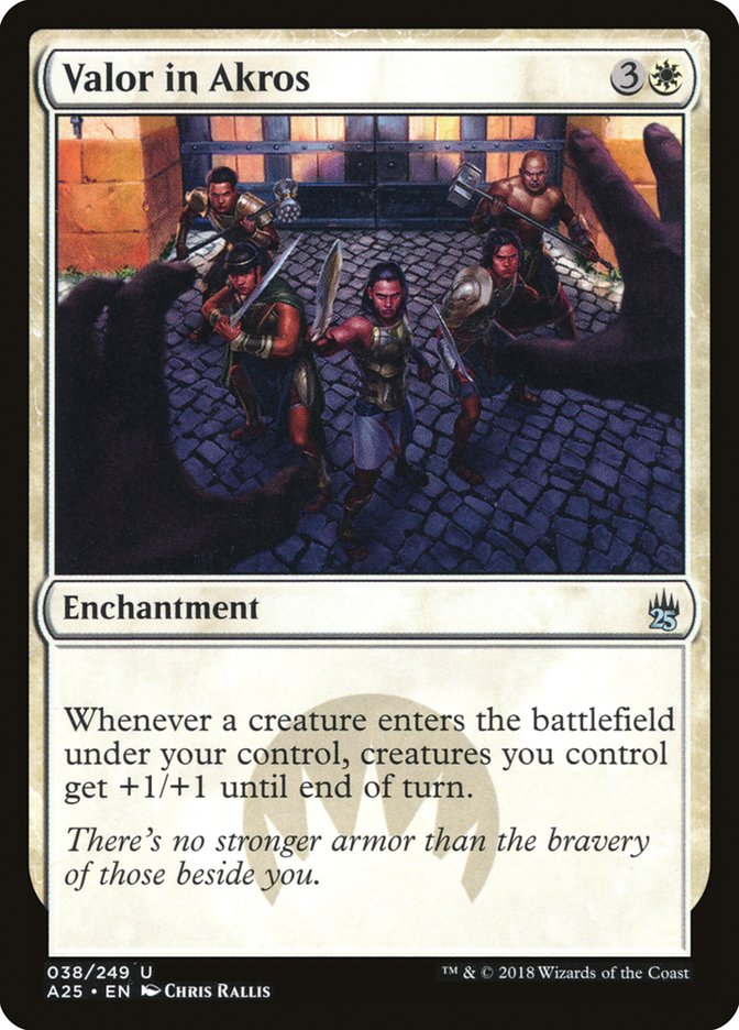 Valor in Akros [Masters 25] - Magic: The Gathering - Card Brawlers | Quebec | Canada |
