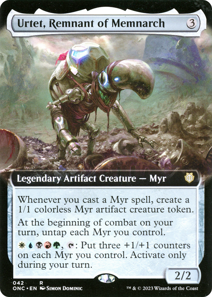 Urtet, Remnant of Memnarch (Extended Art) [Phyrexia: All Will Be One Commander] - Magic: The Gathering - Card Brawlers | Quebec | Canada |