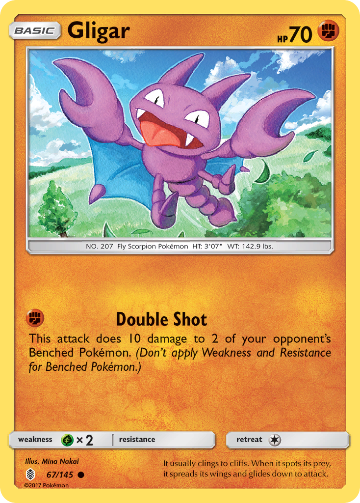 Gligar (67/145) [Sun & Moon: Guardians Rising] - Pokémon - Card Brawlers | Quebec | Canada |