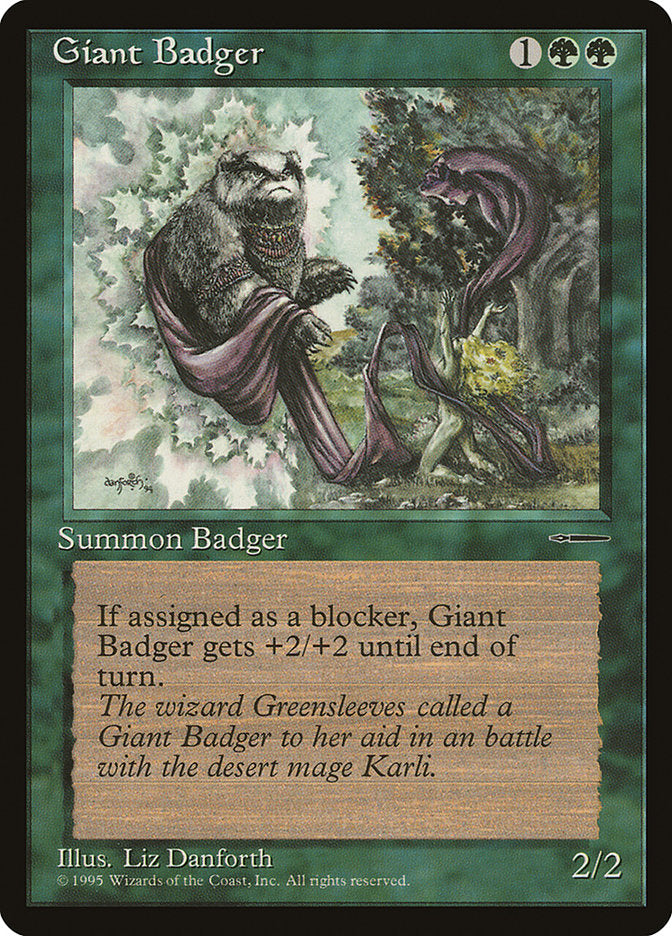 Giant Badger (Book Promo) [HarperPrism Book Promos] - Magic: The Gathering - Card Brawlers | Quebec | Canada |