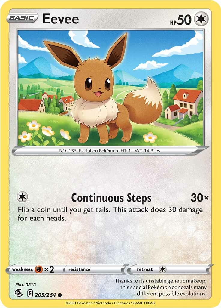 Eevee (205/264) [Sword & Shield: Fusion Strike] - Pokémon - Card Brawlers | Quebec | Canada |
