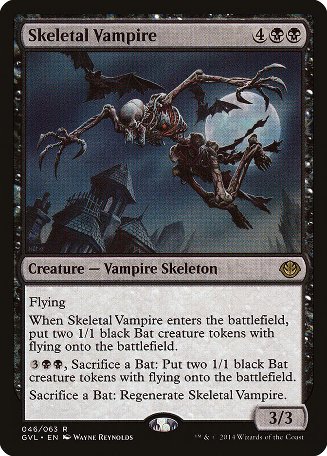 Skeletal Vampire (Garruk vs. Liliana) [Duel Decks Anthology] - Magic: The Gathering - Card Brawlers | Quebec | Canada |
