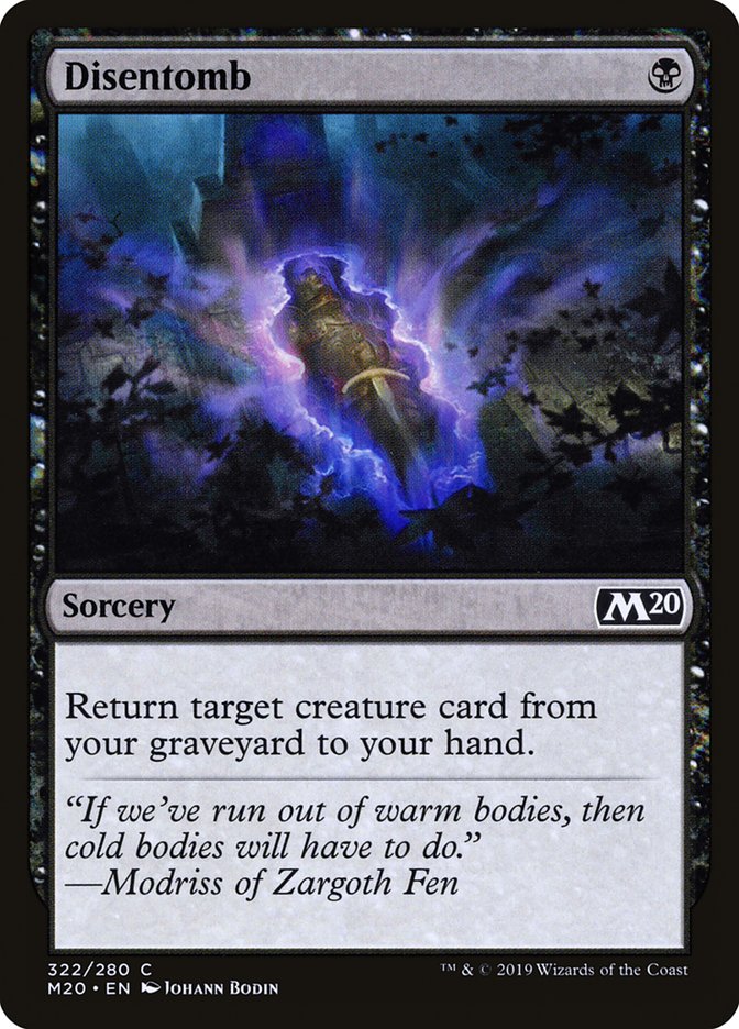Disentomb [Core Set 2020] - Magic: The Gathering - Card Brawlers | Quebec | Canada |