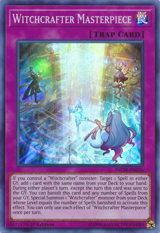 Witchcrafter Masterpiece [INCH-EN026] Super Rare - Yu-Gi-Oh! - Card Brawlers | Quebec | Canada |