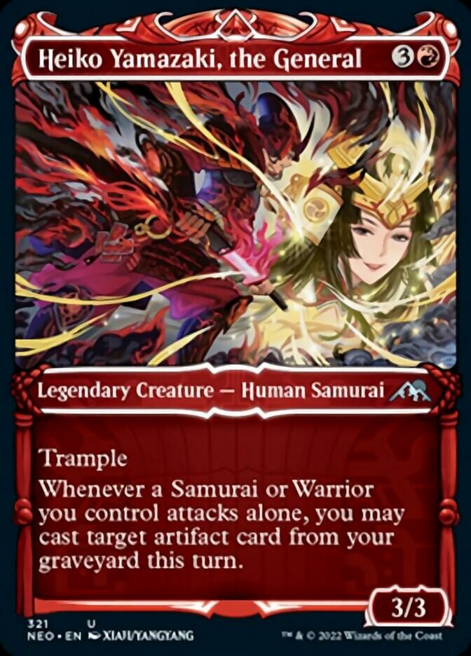 Heiko Yamazaki, the General (Showcase Samurai) [Kamigawa: Neon Dynasty] - Magic: The Gathering - Card Brawlers | Quebec | Canada |