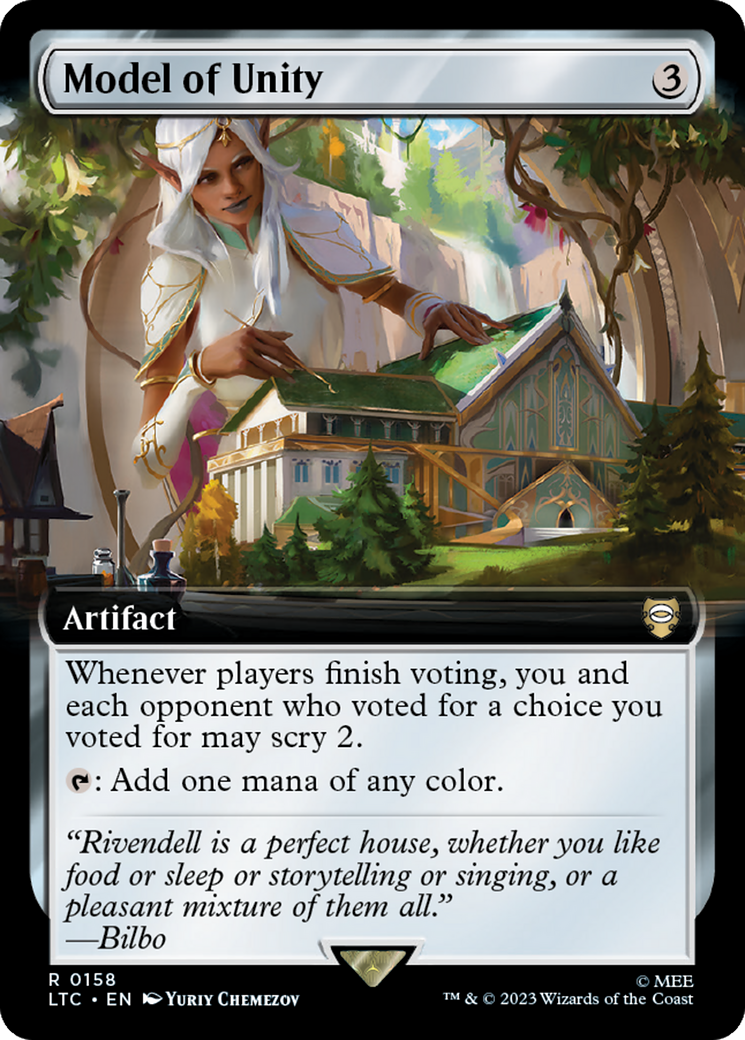 Model of Unity (Extended Art) [The Lord of the Rings: Tales of Middle-Earth Commander] - Magic: The Gathering - Card Brawlers | Quebec | Canada |