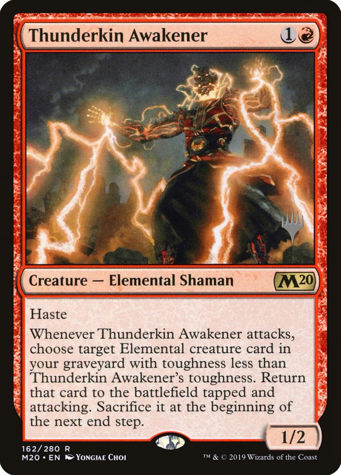 Thunderkin Awakener (Promo Pack) [Core Set 2020 Promos] - Magic: The Gathering - Card Brawlers | Quebec | Canada |