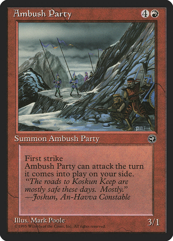 Ambush Party (Joskun Flavor Text) [Homelands] - Magic: The Gathering - Card Brawlers | Quebec | Canada |