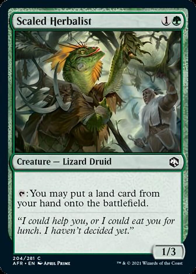Scaled Herbalist [Dungeons & Dragons: Adventures in the Forgotten Realms] - Magic: The Gathering - Card Brawlers | Quebec | Canada |