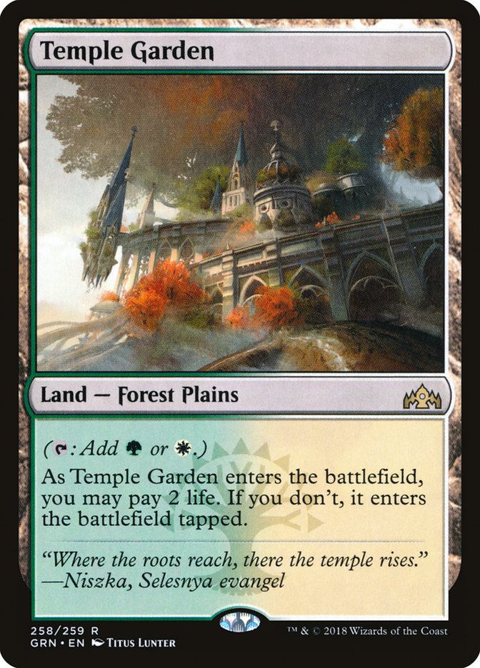 Temple Garden [Guilds of Ravnica] - Magic: The Gathering - Card Brawlers | Quebec | Canada |