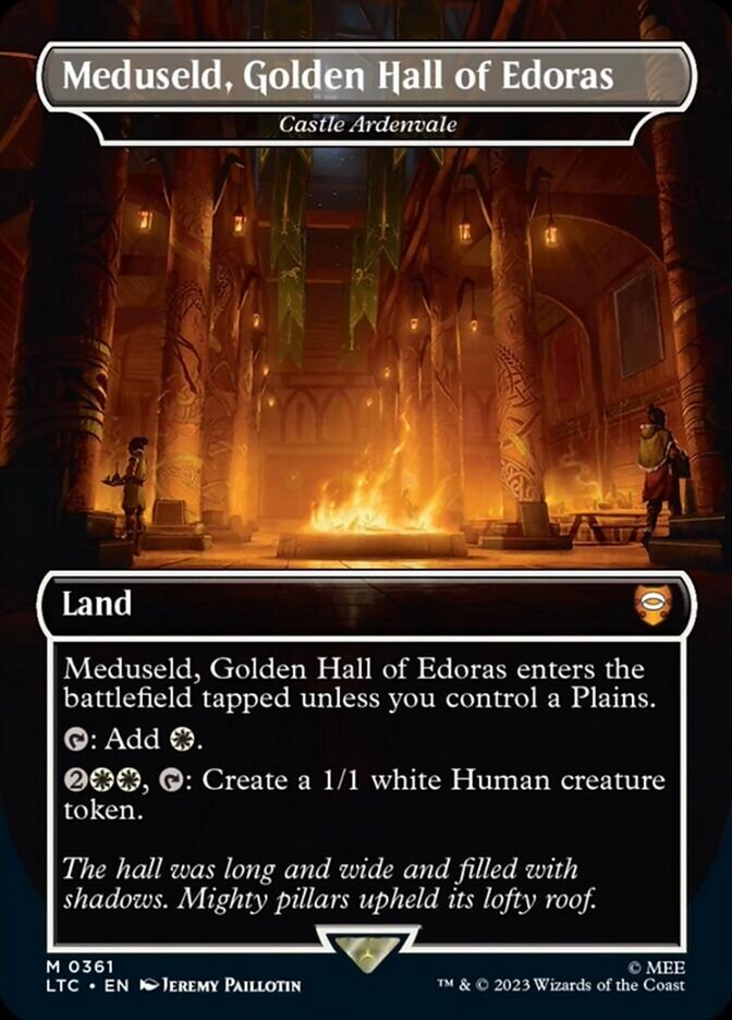Meduseld, Golden Hall of Edoras - Castle Ardenvale [The Lord of the Rings: Tales of Middle-Earth Commander] - Magic: The Gathering - Card Brawlers | Quebec | Canada |