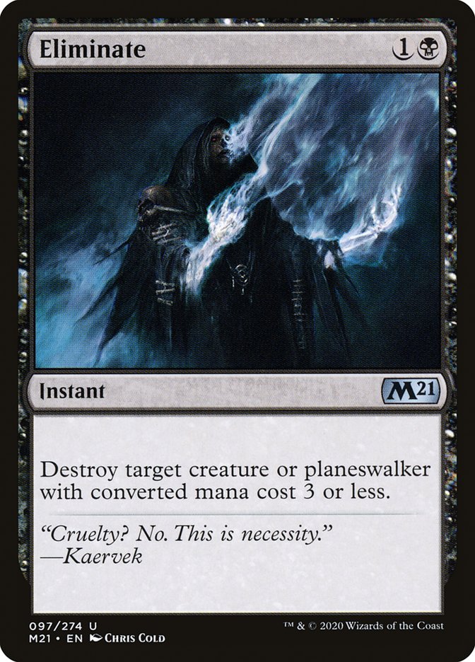 Eliminate [Core Set 2021] - Magic: The Gathering - Card Brawlers | Quebec | Canada |
