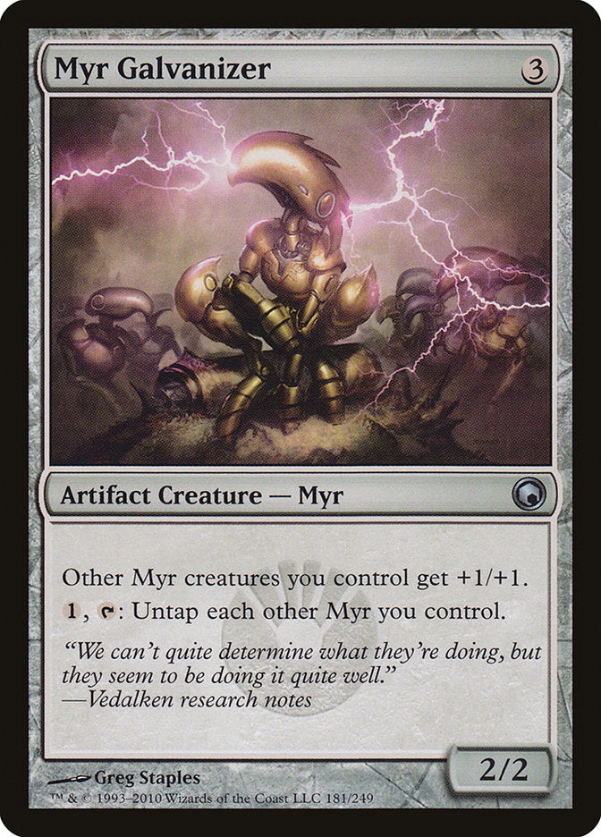 Myr Galvanizer [Scars of Mirrodin] - Magic: The Gathering - Card Brawlers | Quebec | Canada |