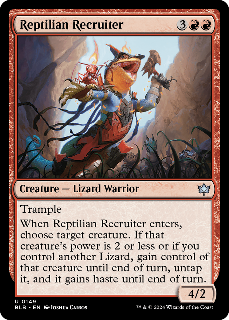 Reptilian Recruiter [Bloomburrow] - Magic: The Gathering - Card Brawlers | Quebec | Canada |