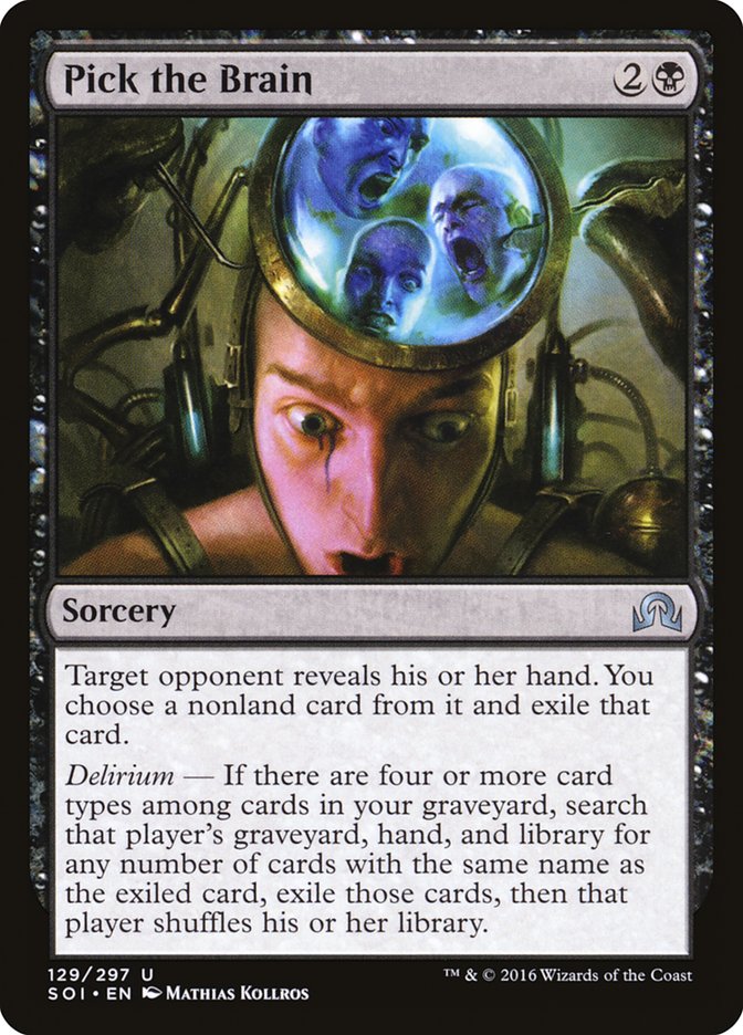 Pick the Brain [Shadows over Innistrad] - Magic: The Gathering - Card Brawlers | Quebec | Canada |