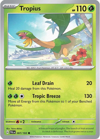 Tropius (007/193) [Scarlet & Violet: Paldea Evolved] - Pokémon - Card Brawlers | Quebec | Canada |