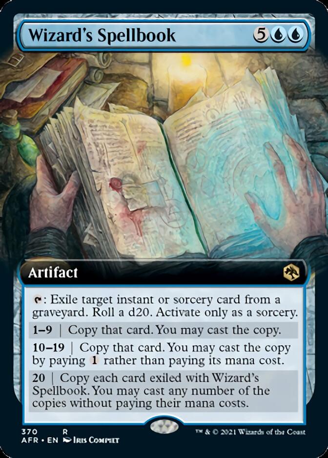 Wizard's Spellbook (Extended Art) [Dungeons & Dragons: Adventures in the Forgotten Realms] - Magic: The Gathering - Card Brawlers | Quebec | Canada |