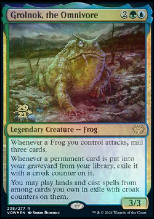 Grolnok, the Omnivore [Innistrad: Crimson Vow Prerelease Promos] - Magic: The Gathering - Card Brawlers | Quebec | Canada |