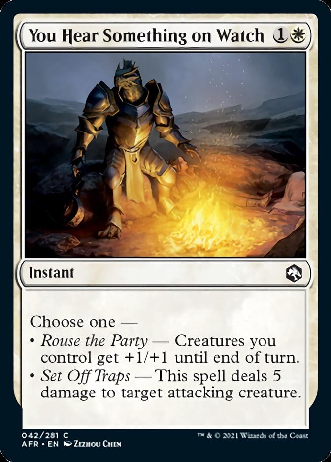 You Hear Something on Watch [Dungeons & Dragons: Adventures in the Forgotten Realms] - Magic: The Gathering - Card Brawlers | Quebec | Canada |