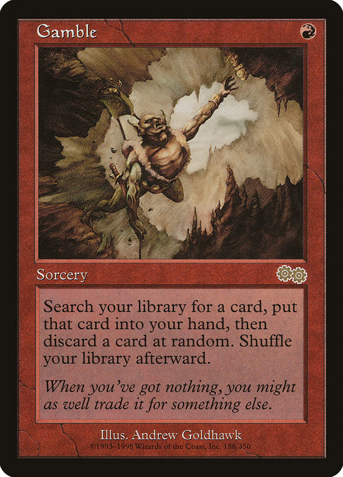 Gamble [Urza's Saga] - Magic: The Gathering - Card Brawlers | Quebec | Canada |