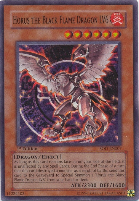 Horus the Black Flame Dragon LV6 [SOD-EN007] Super Rare - Yu-Gi-Oh! - Card Brawlers | Quebec | Canada |