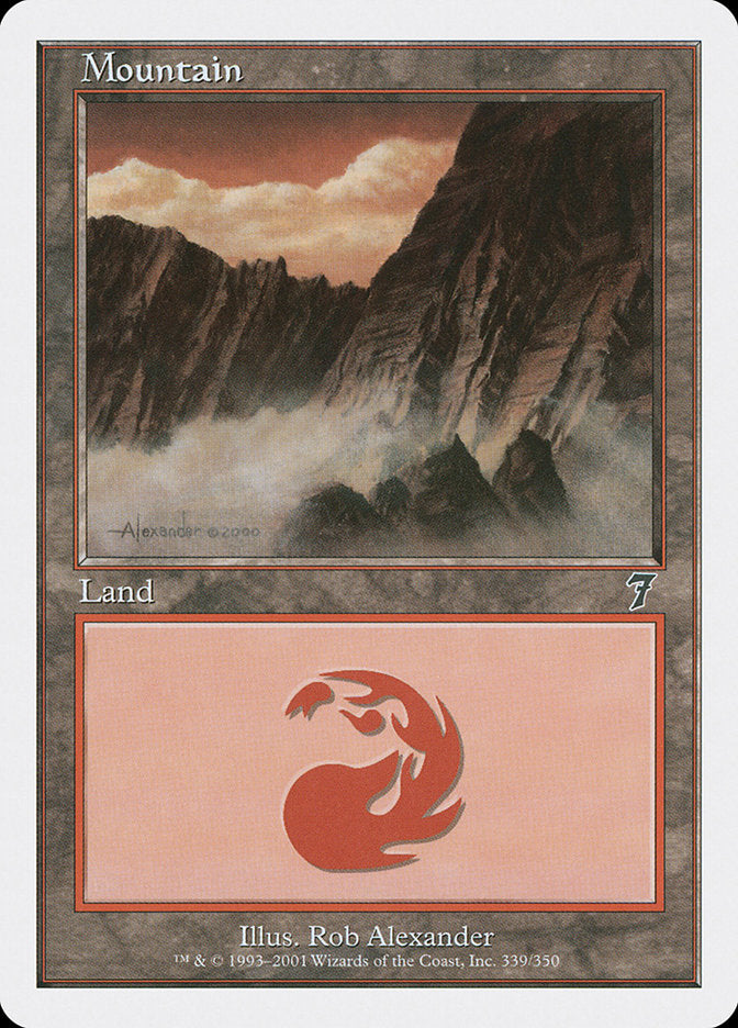 Mountain (339) [Seventh Edition] - Magic: The Gathering - Card Brawlers | Quebec | Canada |