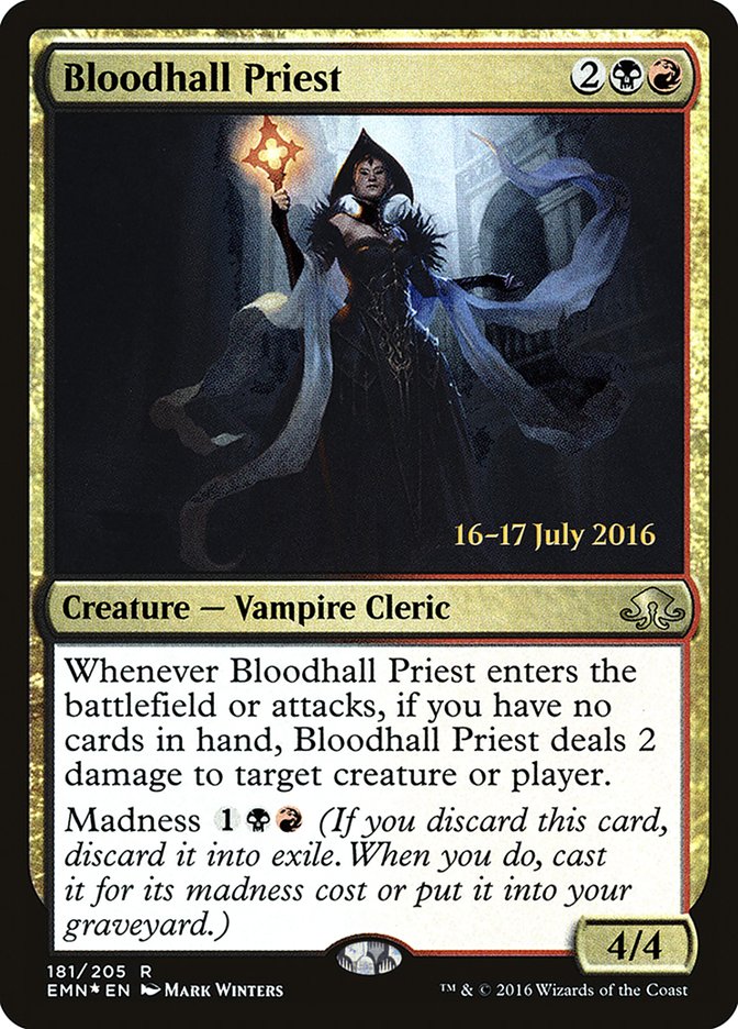 Bloodhall Priest [Eldritch Moon Prerelease Promos] - Magic: The Gathering - Card Brawlers | Quebec | Canada |