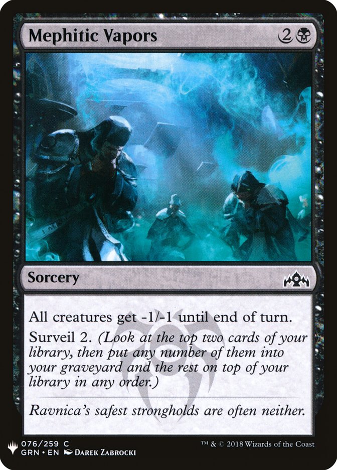 Mephitic Vapors [Mystery Booster] - Magic: The Gathering - Card Brawlers | Quebec | Canada |