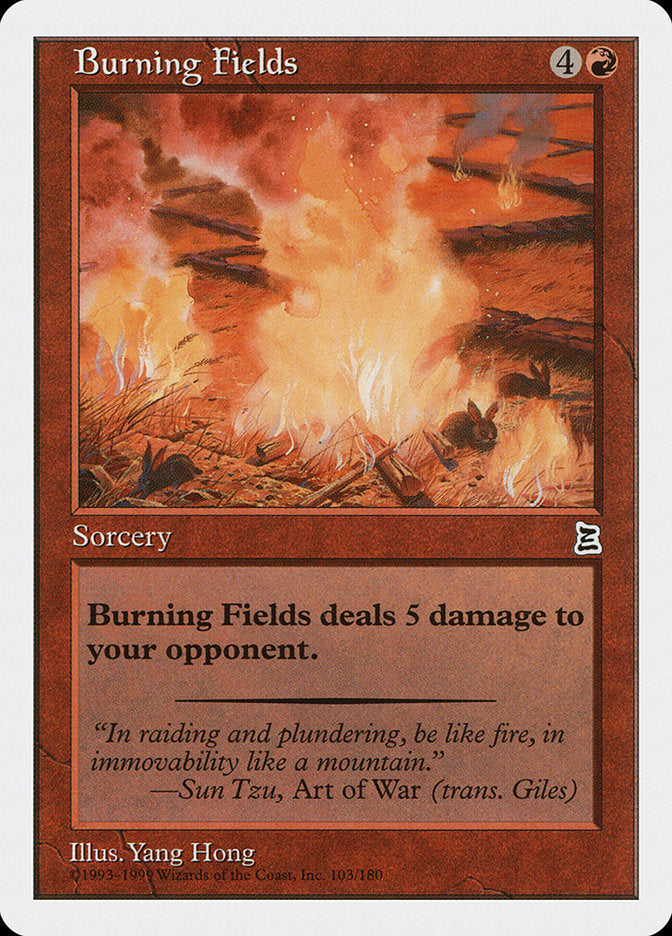 Burning Fields [Portal Three Kingdoms] - Magic: The Gathering - Card Brawlers | Quebec | Canada |