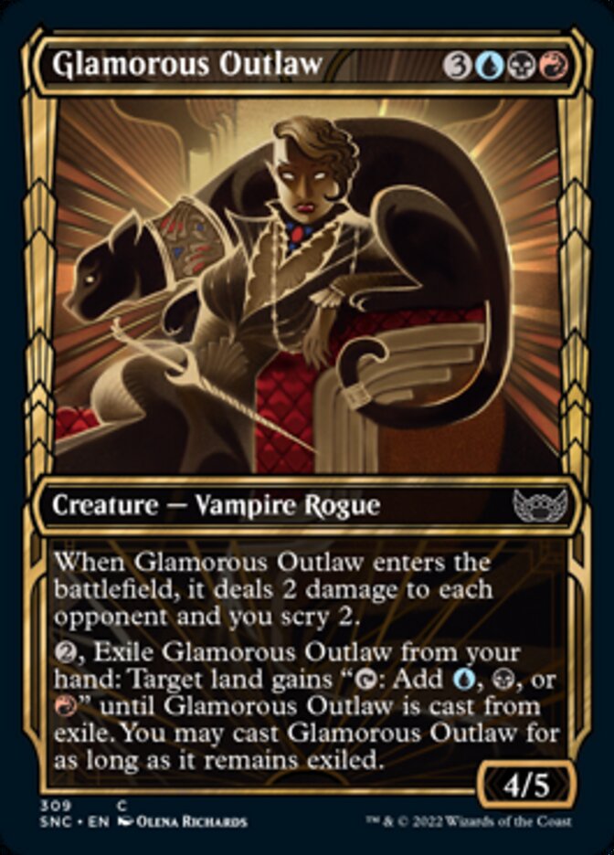 Glamorous Outlaw (Showcase Golden Age) [Streets of New Capenna] - Magic: The Gathering - Card Brawlers | Quebec | Canada |