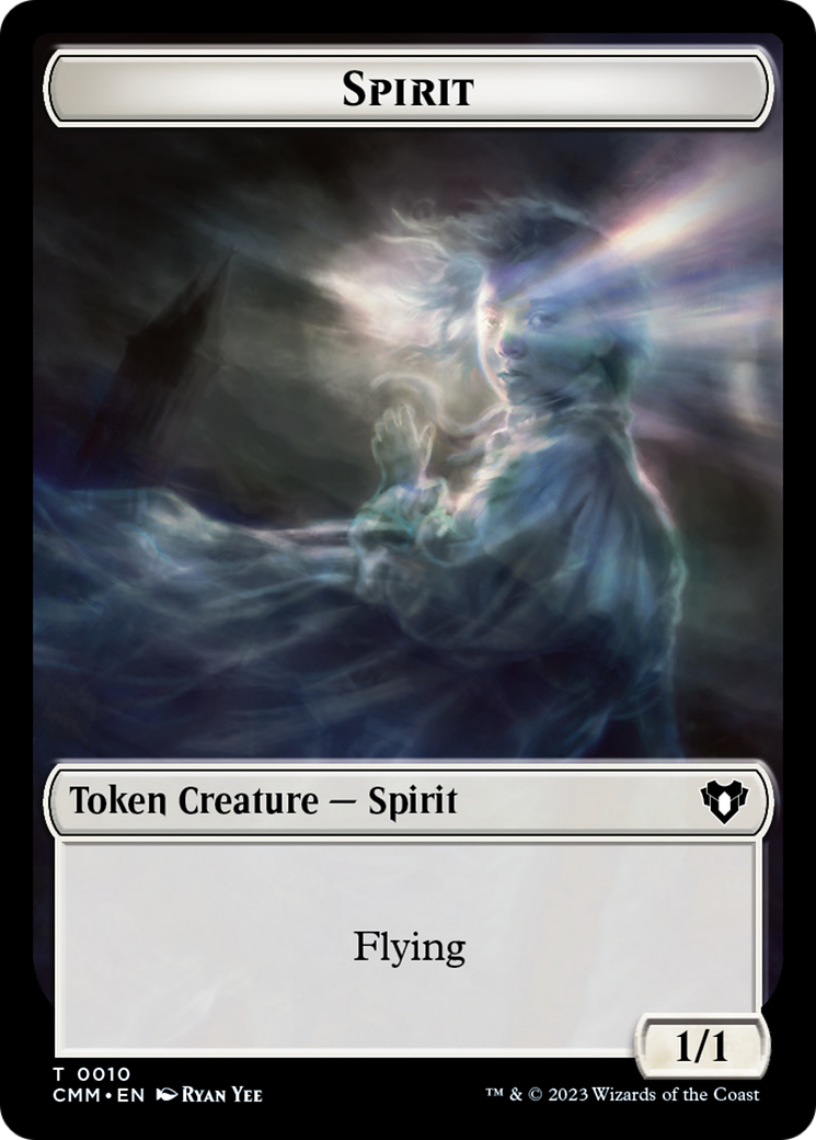 Spirit (0010) // Insect Double-Sided Token [Commander Masters Tokens] - Magic: The Gathering - Card Brawlers | Quebec | Canada |