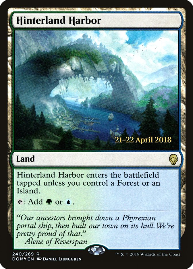 Hinterland Harbor [Dominaria Prerelease Promos] - Magic: The Gathering - Card Brawlers | Quebec | Canada |