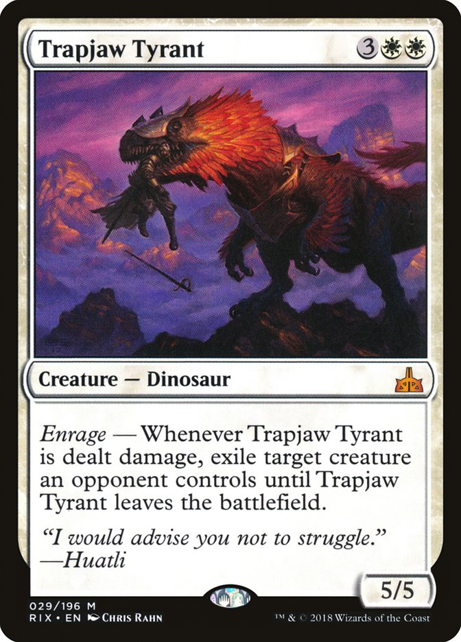 Trapjaw Tyrant [Rivals of Ixalan] - Magic: The Gathering - Card Brawlers | Quebec | Canada |