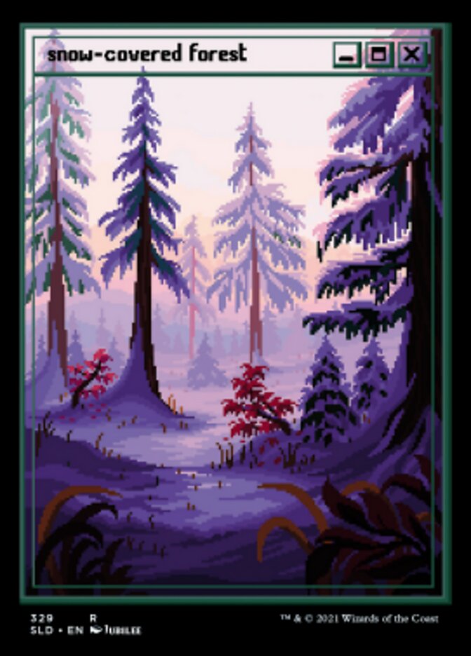 Snow-Covered Forest (329) [Secret Lair Drop Series] - Magic: The Gathering - Card Brawlers | Quebec | Canada |