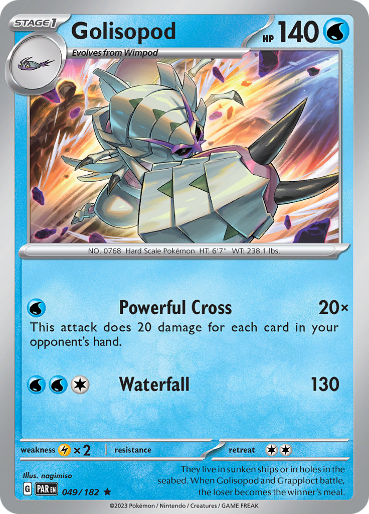 Golisopod (049/182) [Scarlet & Violet: Paradox Rift] - Pokémon - Card Brawlers | Quebec | Canada |