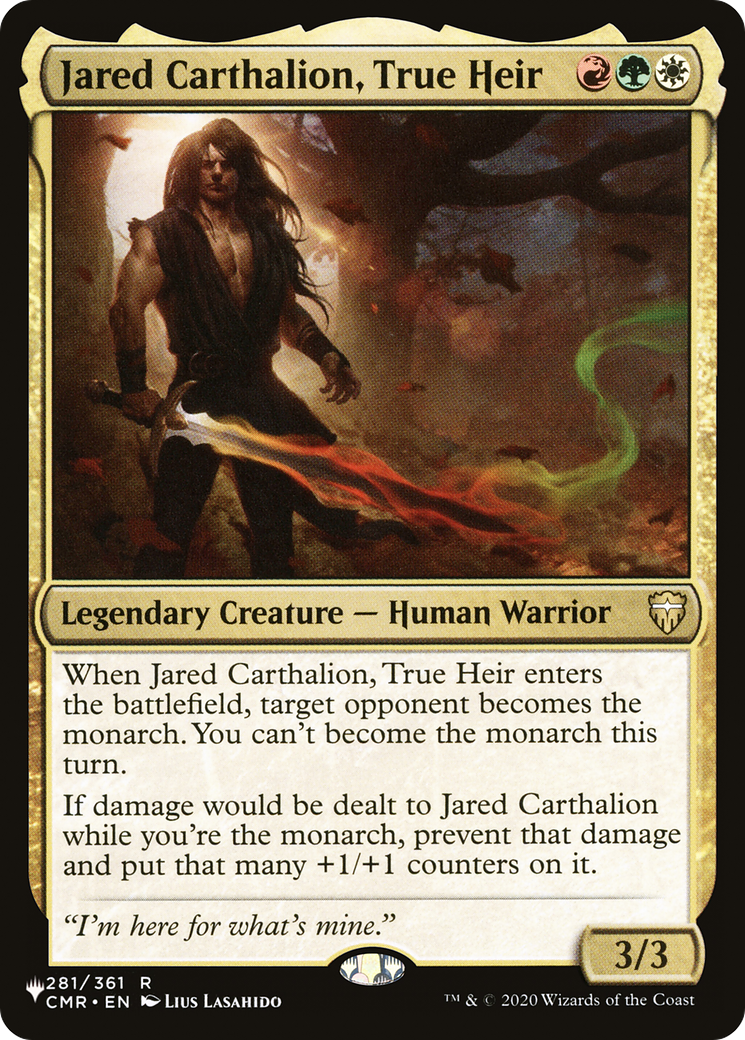 Jared Carthalion, True Heir [The List] - Magic: The Gathering - Card Brawlers | Quebec | Canada |