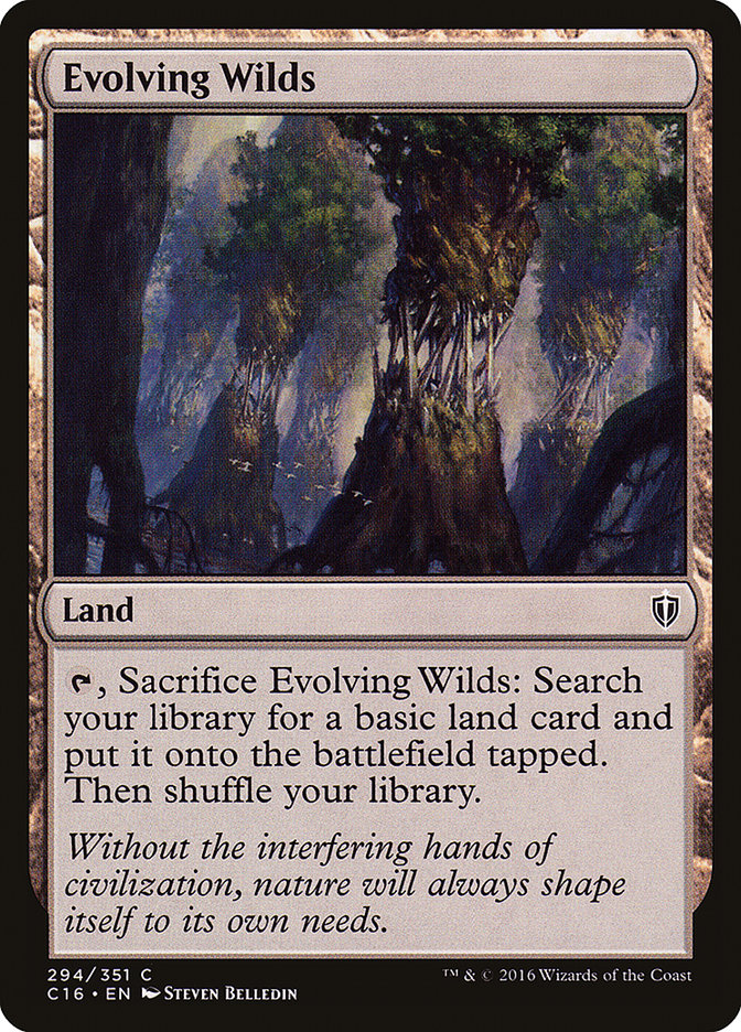 Evolving Wilds [Commander 2016] - Magic: The Gathering - Card Brawlers | Quebec | Canada |