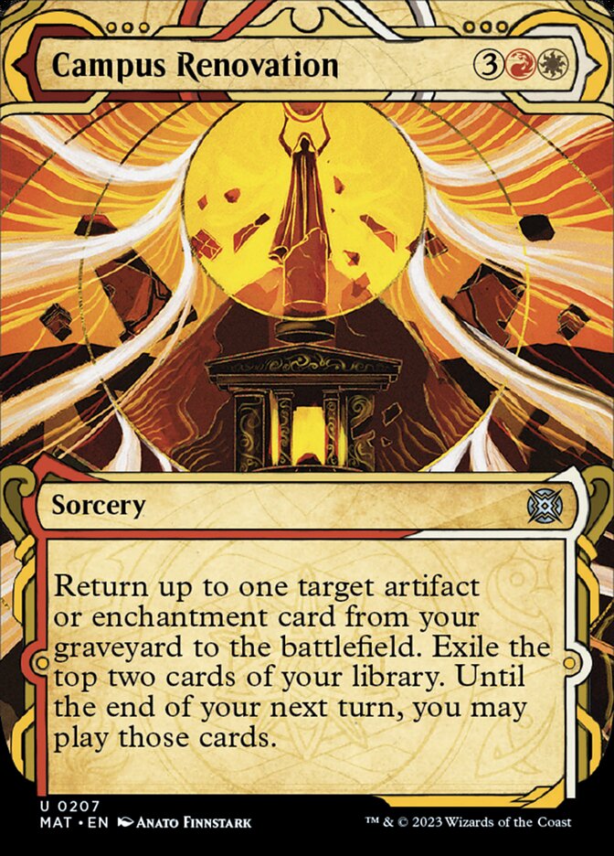 Campus Renovation (Showcase Halo Foil) [March of the Machine: The Aftermath] - Magic: The Gathering - Card Brawlers | Quebec | Canada |