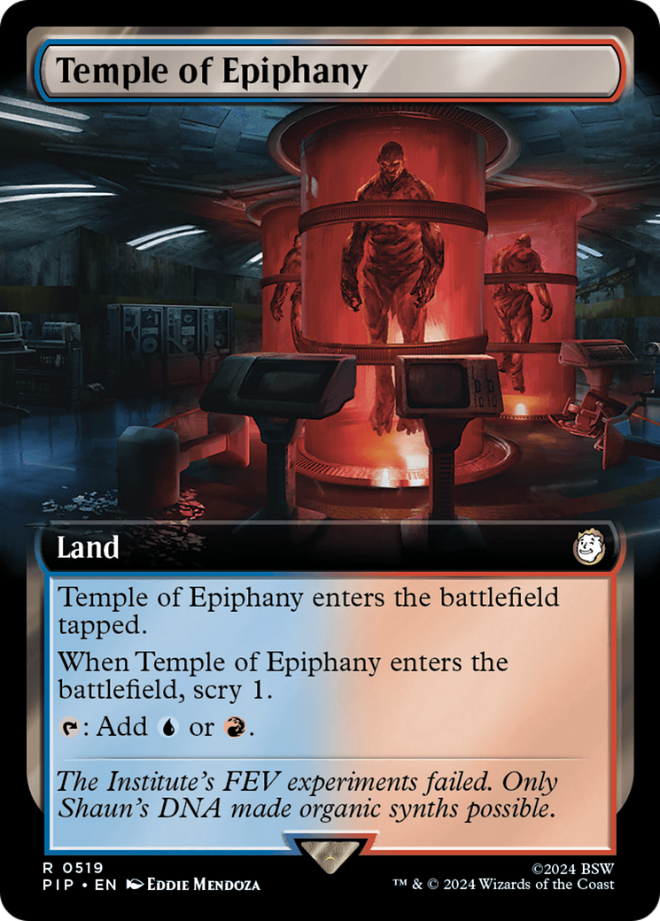Temple of Epiphany (Extended Art) [Fallout] - Magic: The Gathering - Card Brawlers | Quebec | Canada |