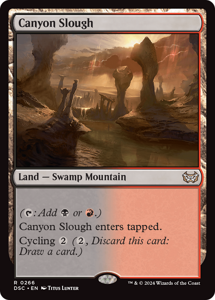 Canyon Slough [Duskmourn: House of Horror Commander] - Magic: The Gathering - Card Brawlers | Quebec | Canada |