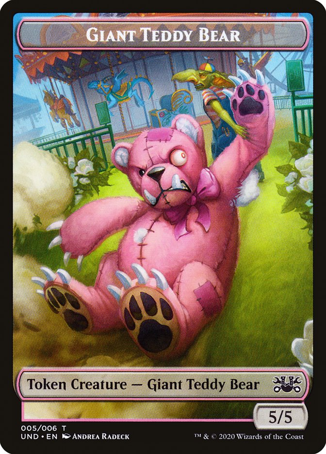 Giant Teddy Bear // Acorn Stash Double-Sided Token [Unsanctioned Tokens] - Magic: The Gathering - Card Brawlers | Quebec | Canada |