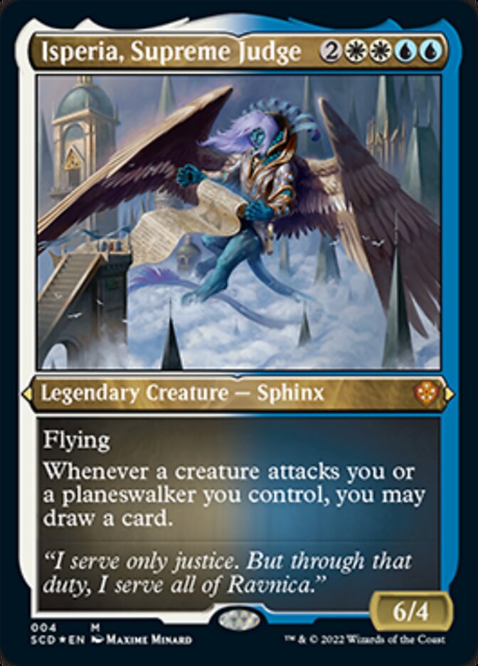 Isperia, Supreme Judge (Foil Etched) [Starter Commander Decks] - Magic: The Gathering - Card Brawlers | Quebec | Canada |